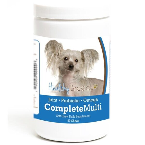 Healthy Breeds Healthy Breeds 192959009996 Chinese Crested all in one Multivitamin Soft Chew - 90 Count 192959009996 - main